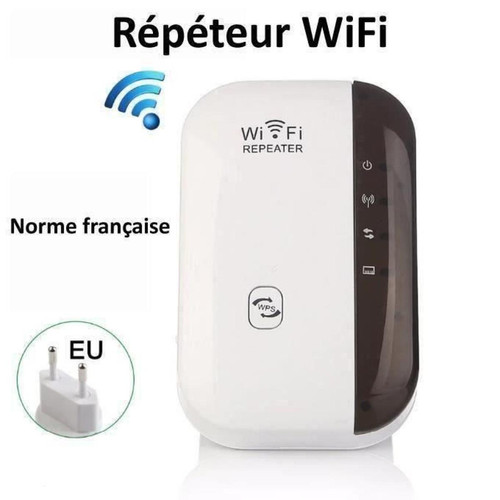 marque generique - YUD Répéteur sans fil WIFI Amplificateur WiFi Routeur sans fil WIFI Booster de signal sans fil WiFi extender 300M WLAN 802.11n-g-b marque generique  - Répéteur Wifi CPL