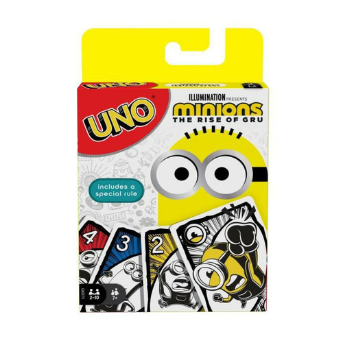 Mattel Games - Mattel Games - Uno Minions 2 - Jeu de Cartes Famille - 7 ans et + Mattel Games  - Mattel Games