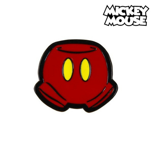 Mickey Mouse - Broche Mickey Mouse Métal Rouge Mickey Mouse  - Mickey Mouse