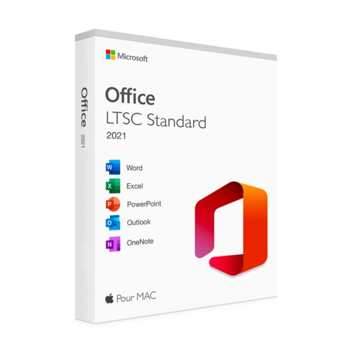 Microsoft - Microsoft Office 2021 LTSC Standard pour Mac - Licence à télécharger - Livraison rapide 7/7j Microsoft  - Logiciel word excel powerpoint