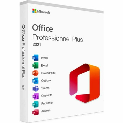 Microsoft - Microsoft Office 2021 Professionnel Plus - Version Dématérialisé - Avec Facture Microsoft  - Bureautique et Utilitaires Microsoft