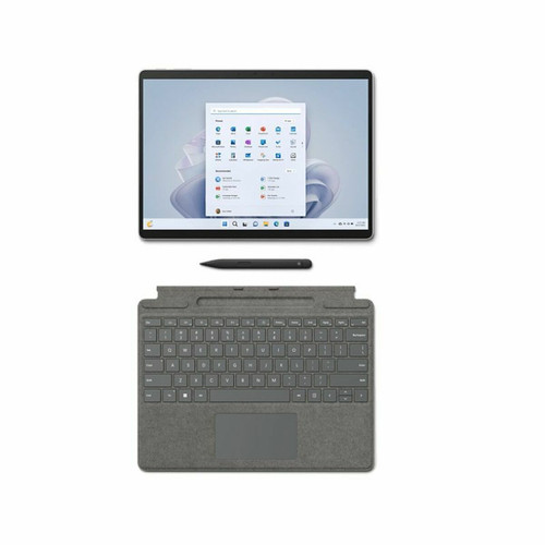 PC Portable Ordinateur Portable 2 en 1 Microsoft Surface Pro 9 Espagnol Qwerty Intel Core i5-1235U 256 GB SSD 13" 16 GB RAM