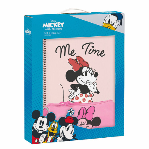 Minnie Mouse - Ensemble de Papeterie Minnie Mouse Loving Rose A4 3 Pièces Minnie Mouse  - Minnie Mouse