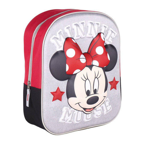 Minnie Mouse - Cartable Minnie Mouse Rouge (25 x 31 x 10 cm) Minnie Mouse  - Minnie Mouse