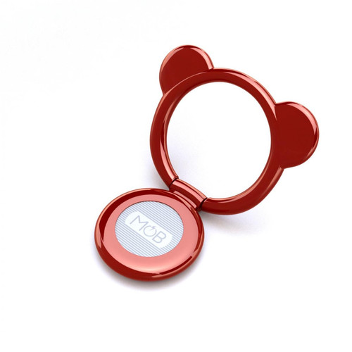 Mobility - Mob - Anneau pour Smartphone Teddy Ring Rouge Mobility  - Mobility