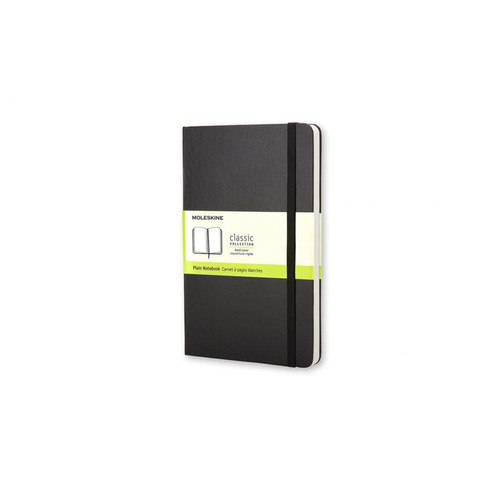 Moleskine - Moleskine carnet blanc Format de poche Couverture rigide noire 9 x 14 cm Moleskine  - Moleskine