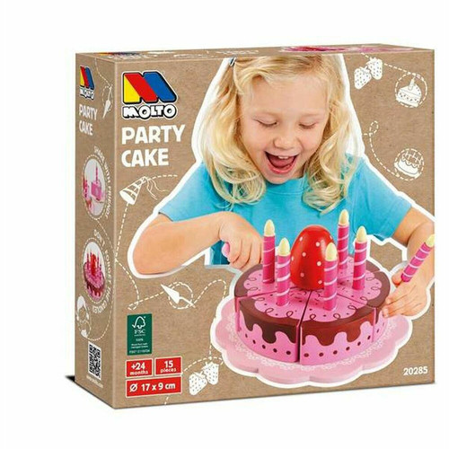 Molto - Jeu Éducation Enfant Moltó Party Cake Molto  - Cuisine et ménage Molto