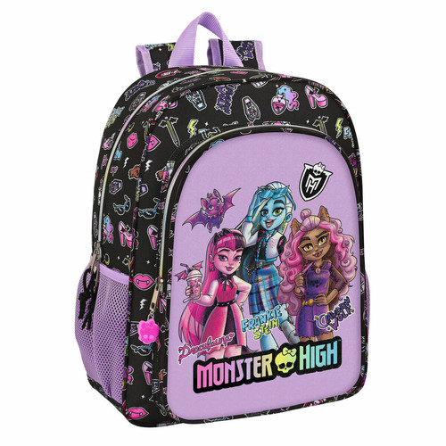 Monster High - Cartable Monster High Creep Noir 33 x 42 x 14 cm Monster High  - Monster High