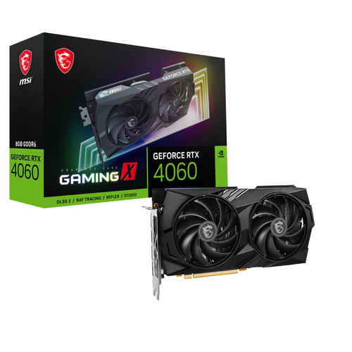 Msi - GeForce RTX 4060 GAMING X 8G Msi  - Carte graphique reconditionnée