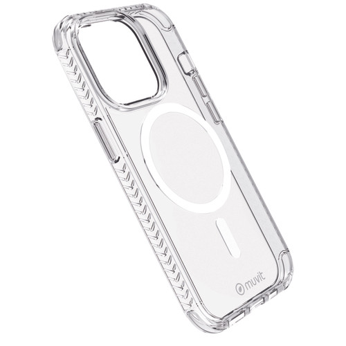Muvit - Muvit Coque pour iPhone 14 Pro Antichoc 3M Compatible MagSafe Transparent Muvit  - Coque, étui smartphone Muvit