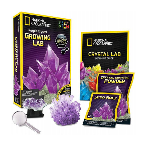 National Geographic - National Geographic - Kit de laboratoire pour la culture du cristal violet National Geographic  - National Geographic