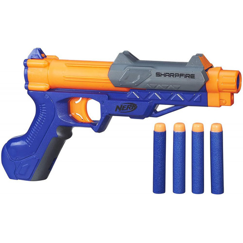 Nerf - pistolet Sharpfire Delta bleu orange noir Nerf  - Nerf
