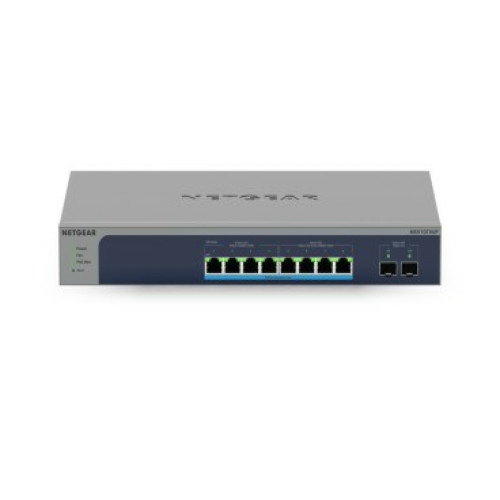 Netgear - NETGEAR 8-Port Multi-Gigabit/10G Ethernet Ultra60 PoE++ Smart Switch with 2 SFP+ Ports (MS510TXUP) Géré L2+ 10G Ethernet Netgear - Reseaux Netgear