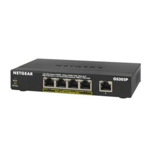 Netgear - Switch Netgear GS305P-200PES 10 Gbps Netgear  - Modem / Routeur / Points d'accès Netgear