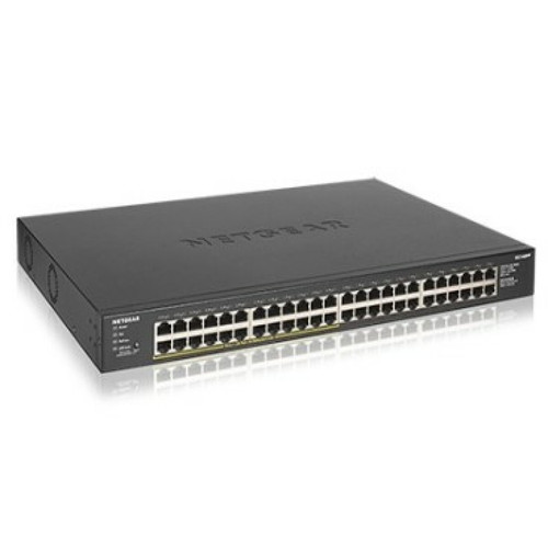 Netgear - NETGEAR GS348PP Non-géré Gigabit Ethernet (10/100/1000) Connexion Ethernet, supportant l'alimentation via ce port (PoE) Noir Netgear  - Switch Netgear