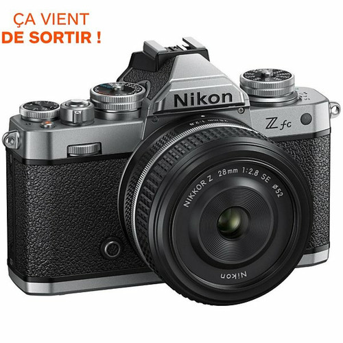 Nikon - Appareil photo hybride Nikon Z FC + Z 28mm f 2.8 Vintage Noir Nikon - Appareil compact Pack reprise
