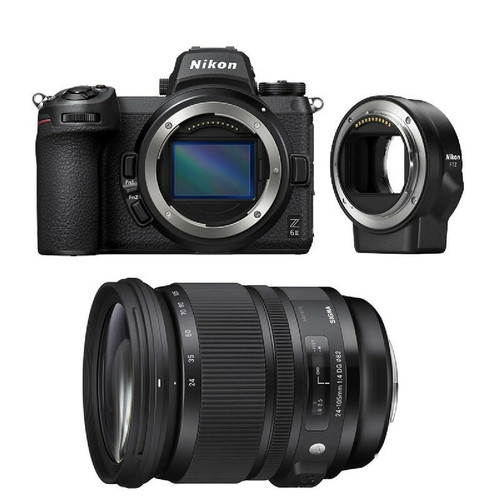 Nikon - NIKON Z6 II + SIGMA 24-105mm f/4 DG OS HSM ART + FTZ Adaptateur Nikon  - Hybride Nikon Appareil Hybride