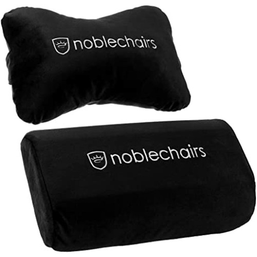 Noblechairs - chic coussin de chaises fixé pour EPIC / ICON / HERO - noir / blanc Noblechairs  - Noblechairs