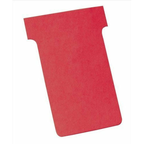 Accessoires Bureau Nobo Nobo - Lot de 100 Fiches T Indice 2 sous blister, (Rouge)