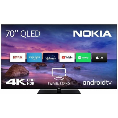 TV 66'' et plus Nokia 70 “ (177cm) QLED 4K UHD Smart-Android TV