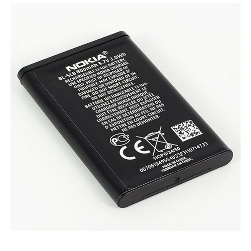 Nokia - Batterie d'origine Nokia BL-5CB 800MAh pour 1616/1800 / C1-02 / 101 / X2-05 Nokia  - Batterie téléphone Nokia