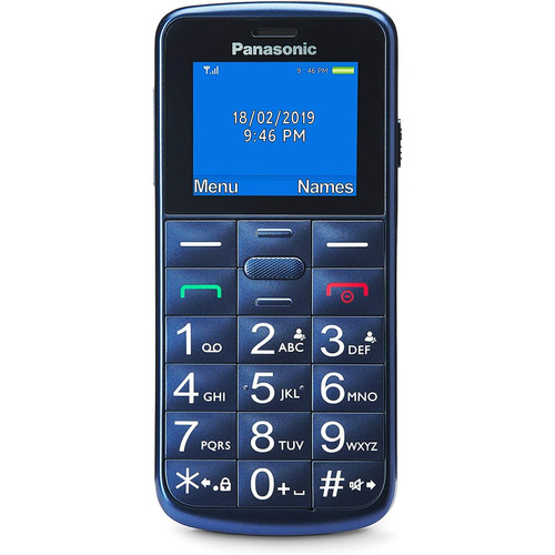 Panasonic - Panasonic KX-TU110 4,5 cm (1.77') Bleu Téléphone numérique Panasonic  - Téléphone mobile Panasonic - Rasage Electrique