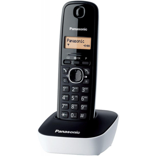 Panasonic - Téléphone sans fil dect noir - kxtg1611frw - PANASONIC Panasonic  - Téléphone fixe-répondeur Solo