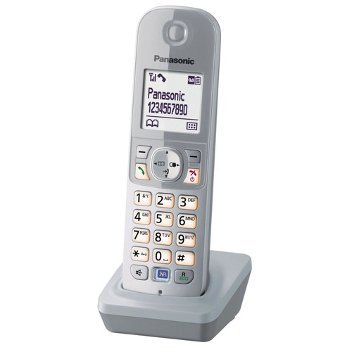 Panasonic - Panasonic KX-TGA681 Téléphone DECT Identification de l'appelant Argent Panasonic  - Téléphone mobile Panasonic - Rasage Electrique