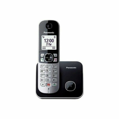 Panasonic - Téléphone fixe Panasonic Corp. KX-TG6851 1,8" LCD Negro Panasonic  - Téléphone fixe sans fil