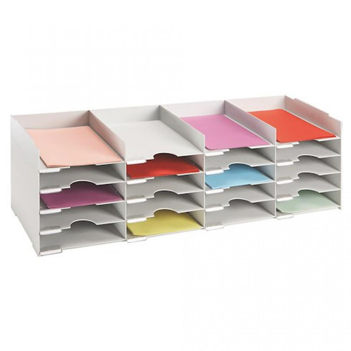Paperflow - Bloc de classement 20 cases gris Paperflow  - Paperflow