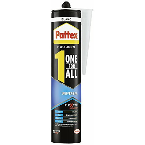 Pattex - Pattex 1996234 Cartouche Fixation et Joint-One for All universal-390gr, Blanc Pattex  - Pattex