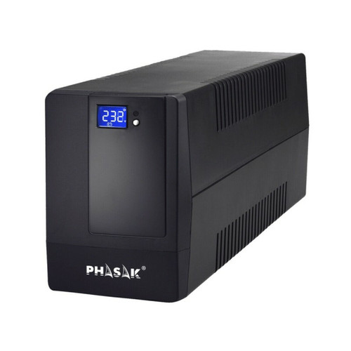 Phasak - Système d'Alimentation Sans Interruption Interactif Phasak PH 9464 600 VA Phasak  - Onduleur Line interactive