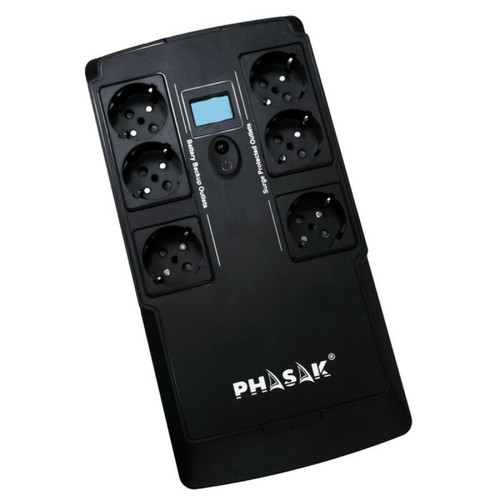 Phasak - Système d'Alimentation Sans Interruption Interactif Phasak PH 9478 800 VA Phasak  - Onduleur On-line