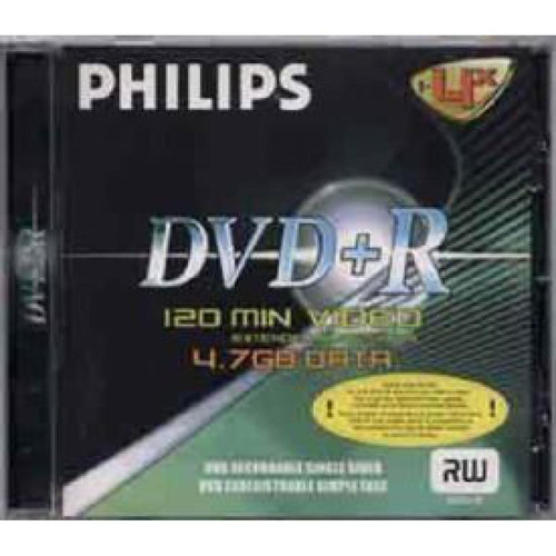 Philips - Philips PHOVRG471016JC Boîte de media vierge DVD-R 10 Pièces Blanc Philips  - Carte SD 4 go