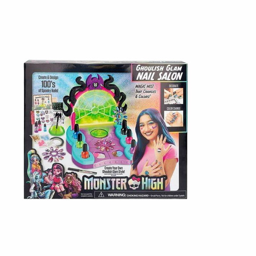 Pinypon - Kit de maquillage pour enfant Monster High Glam Ghoulish Ongles Pinypon  - Pinypon
