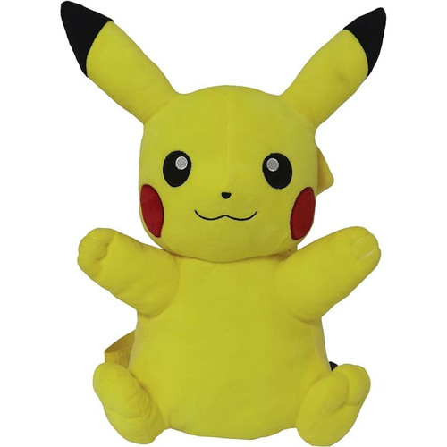 Doudous Play By Play Peluche sac à dos Pokemon Pikachu 35 cm