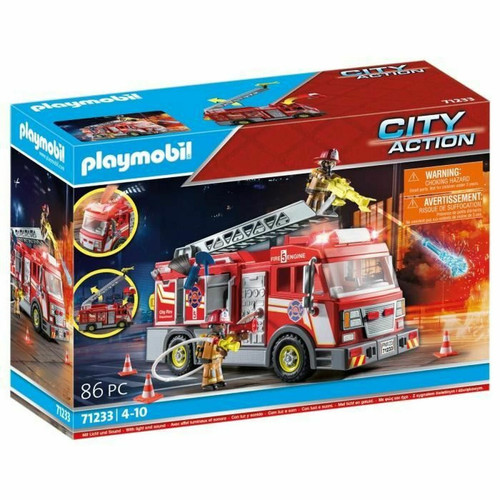 Playmobil - Playset Playmobil Fire Truck City Action 1 Pièce Playmobil  - Films et séries Playmobil