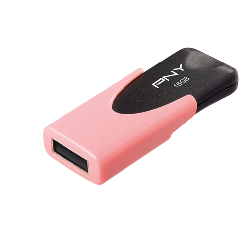 PNY - Attache 4 Pastel Coral 16Go USB 2.0 Attache 4 Pastel Coral 16Go USB 2.0 Stick PNY  - Clés USB PNY