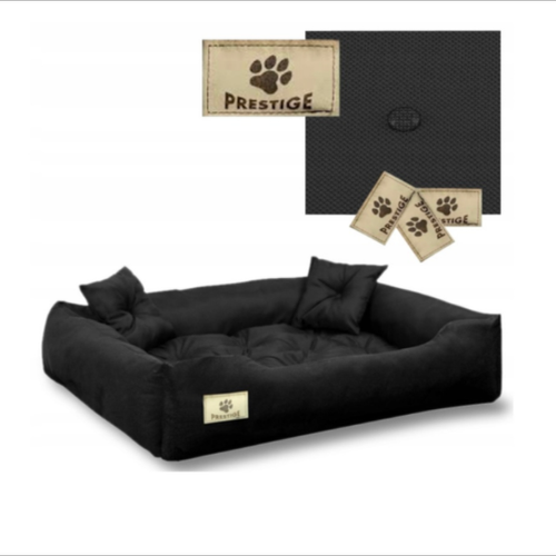 Prestige - Coussin Prestige 55x45 cm noir lit confortable pour chiens et chats Prestige  - Prestige