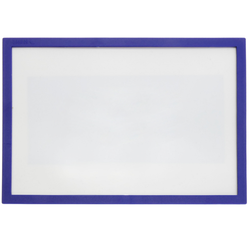 Primematik - Étiquette magnétique avec cadre bleu et aimant signe 115x81 mm Primematik  - Cadre photo numérique Primematik