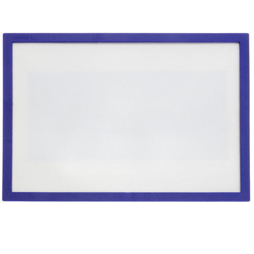 Primematik - Étiquette magnétique avec cadre bleu et aimant signe 297x210mm Primematik  - Cadre photo numérique Primematik