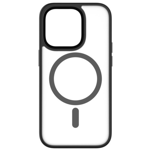 Coque, étui smartphone Qdos QDOS Coque pour iPhone 14 Pro Hybrid Soft avec Snap Compatible MagSafe Noir