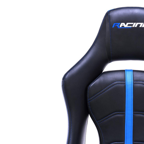Chaise gamer Chaise de jeu Racing MAGNUM Noir/Bleu
