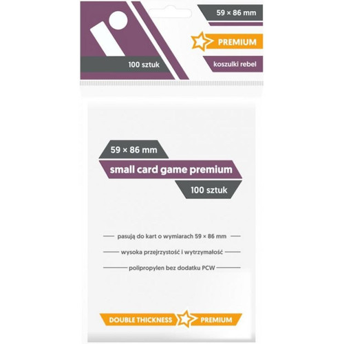 Rebel - Card sleeve 59 x 86mm Small Card Game Premium Rebel  - Rebel