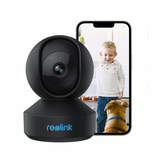 Reolink - Reolink 4MP Caméra Surveillance 2,4/5GHz WiFi Interieure, Pan&Tilt, Caméra Interieur Détection de Mouvement pour Bébé, Aîné, Animal, Audio Bidirectionnel, Vision Nocturne IR,Noir Reolink  - Camera IP WIFI