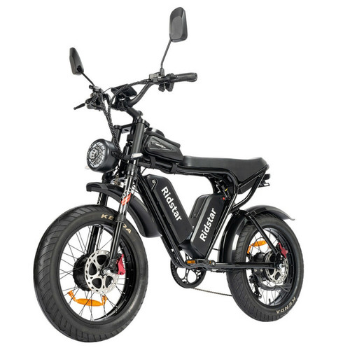 Vélo électrique Ridstar Q20 Pro Vélo électrique tout-terrain, gros pneus 20 x 4,0 pouces, double moteur 2 x 1 000 W, double batterie 52 V 20 Ah, vitesse maximale de 55 km/h, Autonomie 288 km