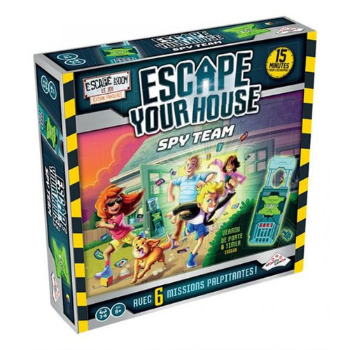 Riviera Games - Coffret de 6 jeux Riviera Games Escape room Escape your house Riviera Games  - Riviera Games