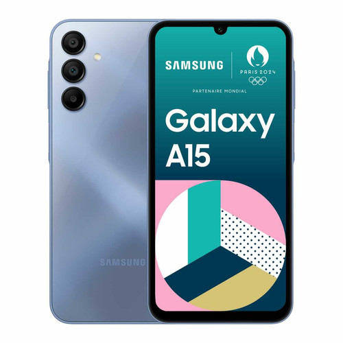 Samsung - Galaxy A15 - 4/128 Go - Bleu Samsung  - Smartphone Android