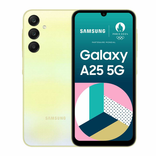 Samsung - Galaxy A25 - 5G - 6/128 Go - Jaune Samsung  - Smartphone Android Full hd