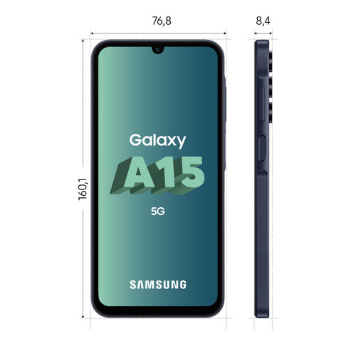 Samsung Galaxy A15 - 5G - 4/128 Go - Bleu nuit